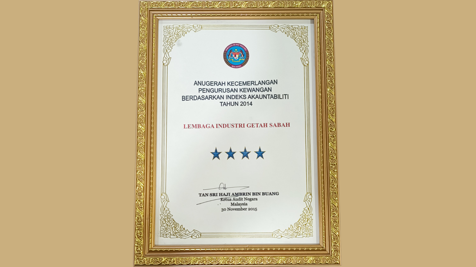 ANUGERAH KECEMERLANGAN